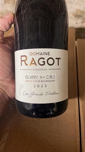 Borgoña Givry Premier Cru Domaine Ragot Les Grandes Prétannes 2023