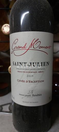 Bordeaux Saint-Julien Maison Johanis Boubée Grand Moment d'Exception 2019