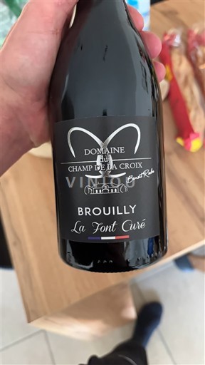 Beaujolais Brouilly Domaine Champ de la Croix La Font Curé 2020