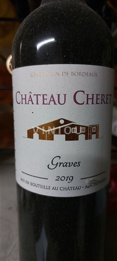 Bordéus Graves Château Cheret 2019
