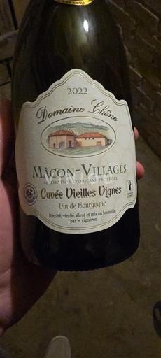 Burgundi Mâcon ja Mâcon-kylät Domaine Chêne Vieilles Vignes 2022