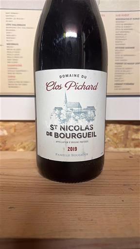 Thung lũng sông Loire Saint-Nicolas-De-Bourgueil Domaine Clos Pichard 2019