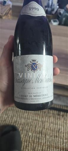 Bourgogne Chassagne-montrachet André de Mericourt 1990