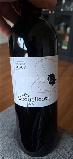 Rượu vang Rouge sec Les Coquelicots Domaine Yn Segur 2022 Pháp Tây Nam Côtes du Tarn IGP