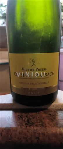 Alzacija Crémant d'Alsace Victor Preiss Neleten.
