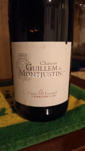 Languedoc Corbières Château Guillem de Montjustin Eventail 2019