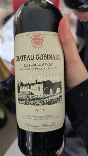 Bordeaux Listrac-Médoc Château Gobinaud Vendanges Manuelles 2017