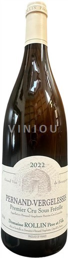 Burgundy Pernand-Vergelesses Premier Cru Domaine Rollin Père et Fils Premier Cru Sous Frétille 2022