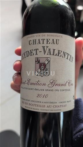 Bordeaux Saint-Émilion Grand Cru Grand Cru Château Leydet-Valentin 2010