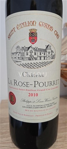 Bordo Сент-Емилион Гранд Кру Grand Cru Château La Rose-Pourret 2010