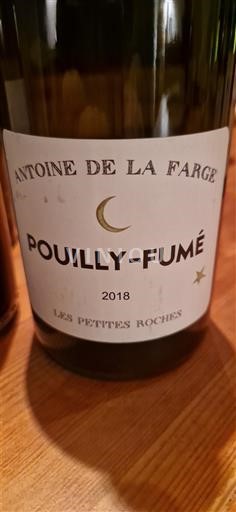 Údolí Loiry Pouilly-fumé Domaine Antoine de la Farge Les Petites Roches 2018