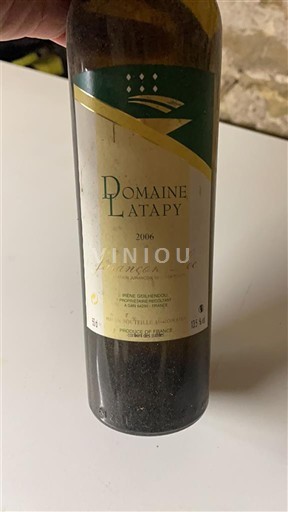 Sud-Ouest Jurançon Domaine Latapy 2006