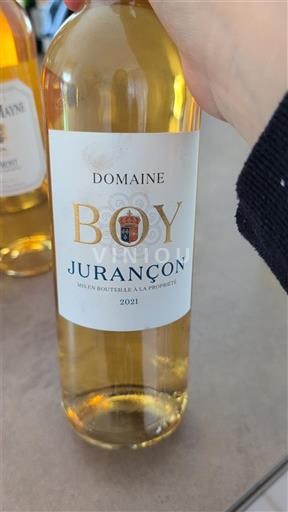 Vina Blanc moelleux Domaine Boy 2021 Francija Jugozahod Jurançon AOC