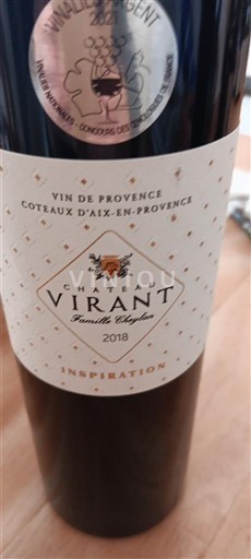 Provenza Coteaux de Aix en Provenza Château Virant Inspiration 2018