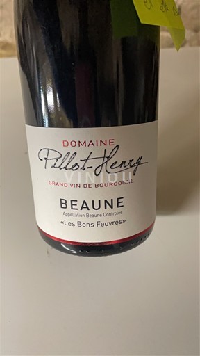 Borgogna Beaune Domaine Pillot-Henry Les Bons Feuvres 2018