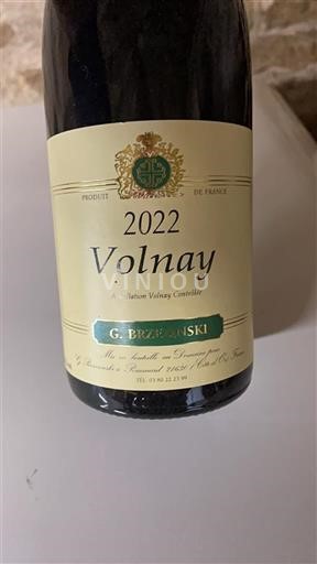 Burgundsko Volnay G. Breuzinski 2022
