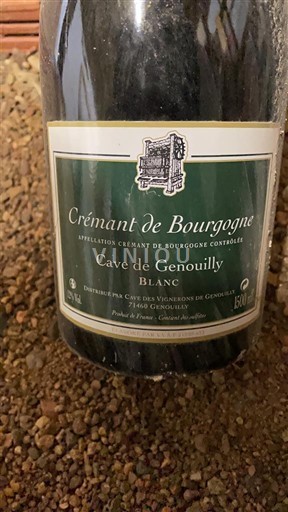Bourgogne Crémant de Bourgogne Cave de Genouilly Icke årgångsbetecknad