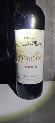 Bordeaux Pomerol Château Thieuleaud-Maillet 2020