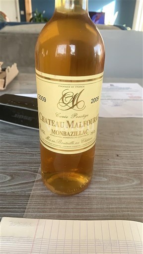 Sydvestfrankrig Monbazillac Château Malfourat Prestige 2009