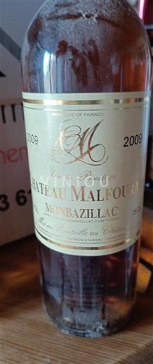 Lounais-Ranska Monbazillac Château Malfourat Prestige 2009