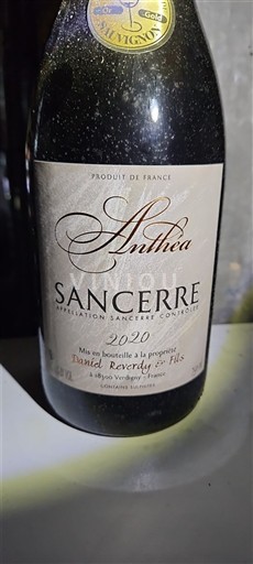 Thung lũng sông Loire Sancerre. Daniel Reverdy & Fils Anthéa 2020