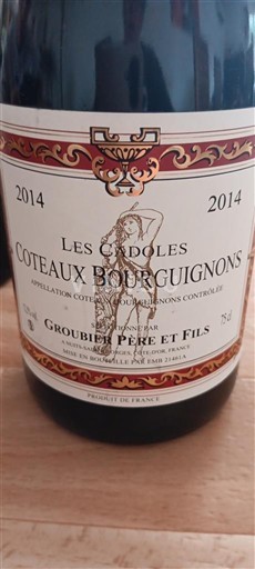 Burgundy Coteaux Bourguignons Groubier Père et Fils Les Cadoles 2014
