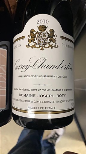 Borgonha Gevrey-chambertin Domaine Joseph Roty 2010