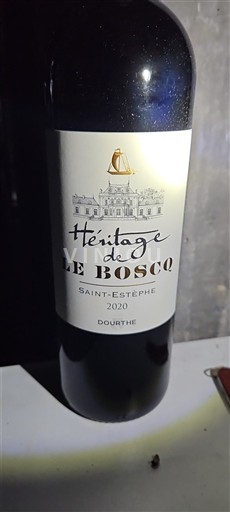 Bordeaux Saint-Estèphe Le Boscq Héritage de Le Boscq 2020