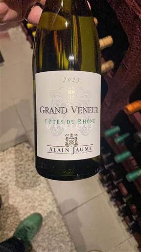 Rượu vang Blanc sec Grand Veneur Alain Jaume 2023 Pháp Thung lũng Rhône Côtes-du-rhône AOC