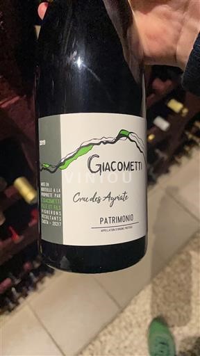 Corsica Patrimonio Giacometti Cru des Agriate 2019