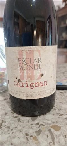 Languedoc ja Roussillon Katalonianrinteet Esclar Monde Carignan 2019