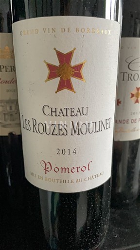 Bordeaux Pomerol Château Les Rouzes Moulinet 2014