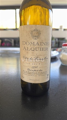 Roussillon Côtes-du-Roussillon Domaine Alquier des Filles 1998