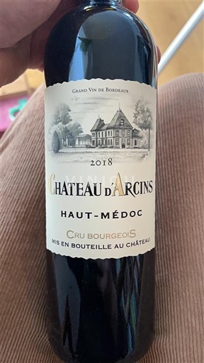 Bordeaux Haut-Médoc Château Arcins 2018