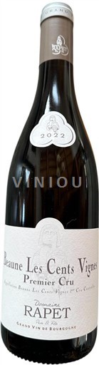 Burgundi Beaune Premier Cru Domaine Rapet Beaune Les Cents Vignes Premier Cru 2022
