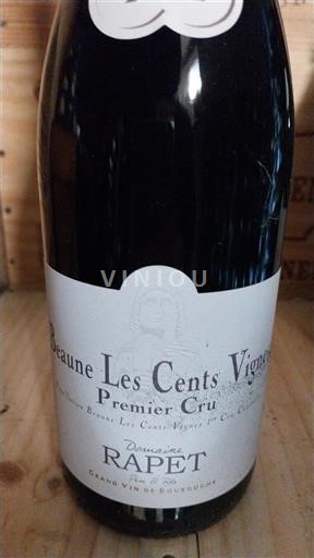 Bourgogne Beaune Premier Cru Domaine Rapet Beaune Les Cents Vignes Premier Cru 2022