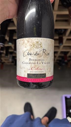 Bourgogne Bourgogne Coulanges-la-Vineuse Clos du Roi Colines Nos Origines 2015