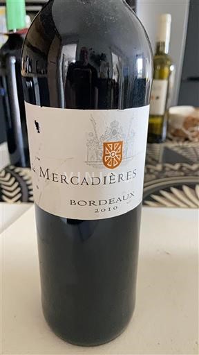 Burdeos Bordeaux Mercadières 2010