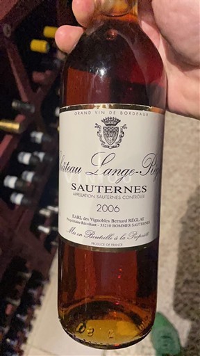 Bordeaux Sauternes Château Lange-Reglat 2006