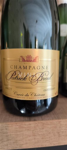 Champaña Champán Patrick Breul du Château Sin añada
