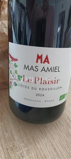 Roussillon Côtes-du-Roussillon Mas Amiel Le Plaisir 2024