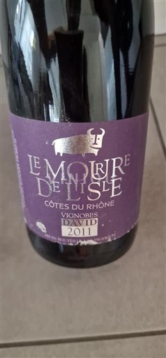 Rhônetal Côtes du Rhône Vignobles David Le Mourre de l'Isle 2011
