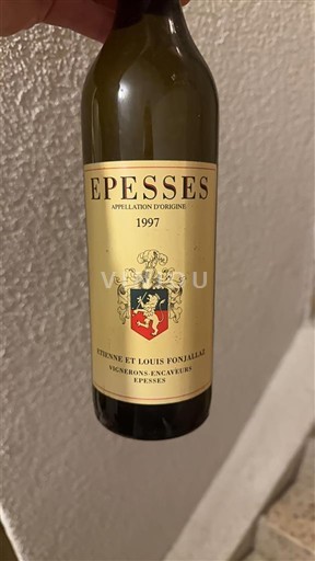 Vaud Lavaux ZGP Pierre et Louis Fonjallaz Epesses 1997