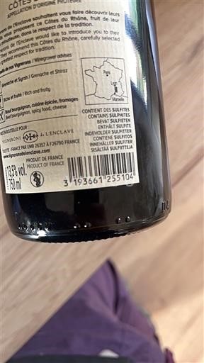 Rhône Valley Côtes du Rhône L'Enclave 2022