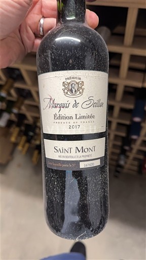 Sydvestfrankrig Saint-Mont Marquis de Seillan Édition Limitée 2017