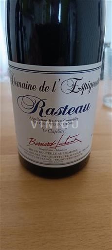 Rhône Valley Rasteau Domaine L'Espigouette La Chapelle 2022