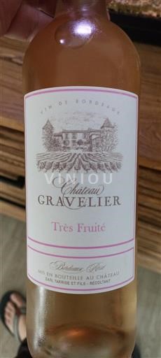 Bordeaux Bordeaux rosato Château Gravelier Très Fruité Senza annata