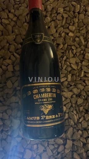 Borgogna Chambertin Grand Cru Camus Père & Fils 2007