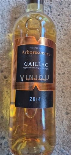 Sudoeste Gaillac Vignobles Arbeau Arborescence 2014