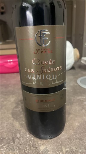 Бордо Château La Prise des Frérots 2022